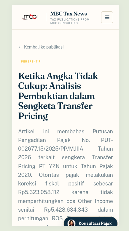 Fixing Bug pada tampilan Mobile